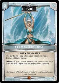 Elemaster Coral - Echoes of Hokken - Argent Saga TCG card