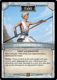 Elemaster Squall - Echoes of Hokken - Argent Saga TCG card
