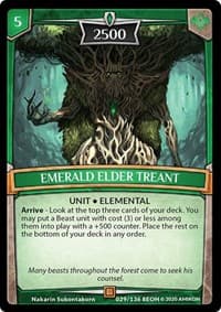Emerald Elder Treant - Echoes of Hokken - Argent Saga TCG card