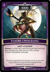 Evaerie Changeling - Echoes of Hokken - Argent Saga TCG card
