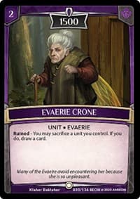 Evaerie Crone - Echoes of Hokken - Argent Saga TCG card