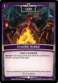 Evaerie Horde - Echoes of Hokken - Argent Saga TCG card