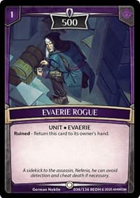 Evaerie Rogue - Echoes of Hokken - Argent Saga TCG card
