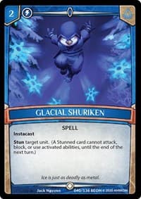 Glacial Shuriken - Echoes of Hokken - Argent Saga TCG card