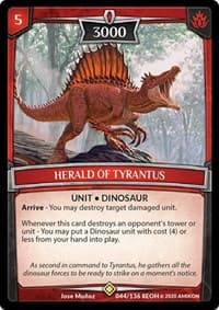 Herald of Tyrantus - Echoes of Hokken - Argent Saga TCG card