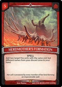 Herdmother's Formation - Echoes of Hokken - Argent Saga TCG card