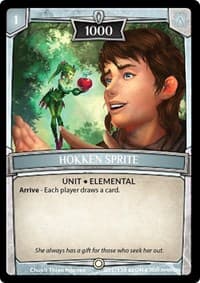 Hokken Sprite - Echoes of Hokken - Argent Saga TCG card