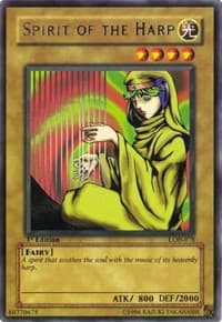 Spirit of the Harp - The Legend of Blue Eyes White Dragon - YuGiOh card