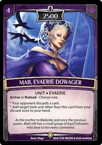 Mab, Evaerie Dowager - Echoes of Hokken - Argent Saga TCG card