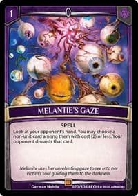 Melanite's Gaze - Echoes of Hokken - Argent Saga TCG card