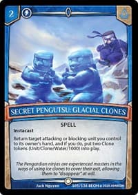 Secret Pengutsu: Glacial Clones - Echoes of Hokken - Argent Saga TCG card