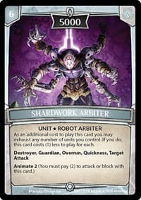 Shardwork Arbiter - Echoes of Hokken - Argent Saga TCG card