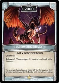 Shardwork Dragon - Echoes of Hokken - Argent Saga TCG card