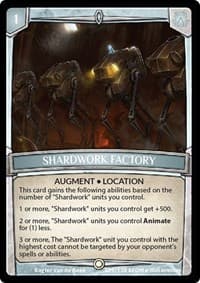 Shardwork Factory - Echoes of Hokken - Argent Saga TCG card