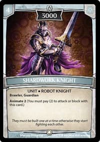 Shardwork Knight - Echoes of Hokken - Argent Saga TCG card