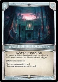 Temple of the Forgotten - Echoes of Hokken - Argent Saga TCG card