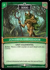 Zonamian Ambassador - Echoes of Hokken - Argent Saga TCG card