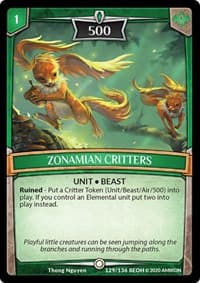Zonamian Critters - Echoes of Hokken - Argent Saga TCG card
