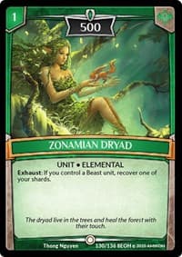 Zonamian Dryad - Echoes of Hokken - Argent Saga TCG card