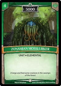 Zonamian Mosslurker - Echoes of Hokken - Argent Saga TCG card