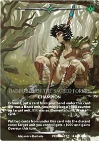 Hadir, Boy of the Sacred Forest (Serial Numbered) - Argent Saga Promos - Argent Saga TCG card