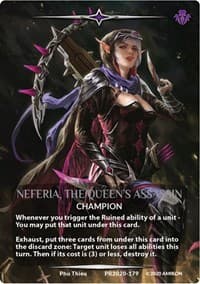 Neferia, the Queen's Assassin (Serial Numbered) - Argent Saga Promos - Argent Saga TCG card
