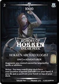 Hokken Archaeologist (Sneak Peek) - Argent Saga Promos - Argent Saga TCG card
