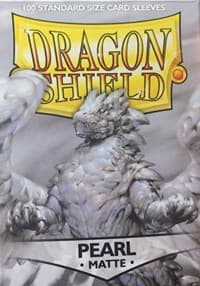 Dragon Shield Matte Sleeves - Pearl (100-Pack) (2018 Gen Con Exclusive) - Dragon Shield Card Sleeves - Card Sleeves card