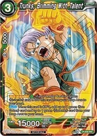 Trunks, Brimming With Talent - Promotion Cards - Dragon Ball Super: Masters card