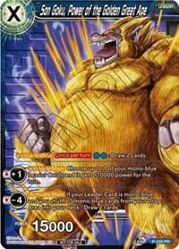 Son Goku, Power of the Golden Great Ape (Winner Stamped) - Tournament Promotion Cards - Dragon Ball Super: Masters card