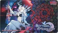 Cardfight!! Vanguard Sneak Preview Playmat: Butterfly d'Moonlight - Silver Thorn Dragon Empress, Venus Luquier - Bushiroad Playmats - Playmats card