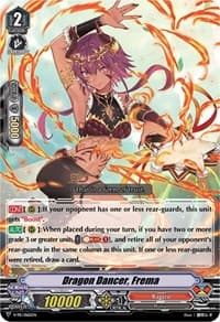 Dragon Dancer, Frema - V Promo Cards - Cardfight Vanguard card