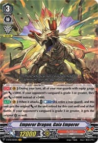 Emperor Dragon, Gaia Emperor - V-BT10: Phantom Dragon Aeon - Cardfight Vanguard card