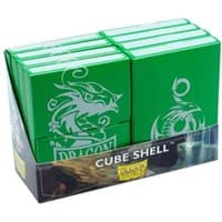 Dragon Shield Cube Shell - Green (Holds 20) - Dragon Shield Deck Boxes - Deck Boxes card