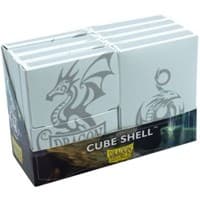 Dragon Shield Cube Shell - White (Holds 20) - Dragon Shield Deck Boxes - Deck Boxes card