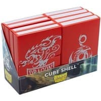 Dragon Shield Cube Shell - Red (Holds 20) - Dragon Shield Deck Boxes - Deck Boxes card