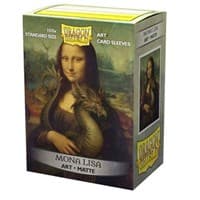 Dragon Shield Limited Edition Brushed Art Sleeves - Mona Lisa (100-Pack) - Dragon Shield Card Sleeves - Card Sleeves card