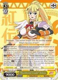 "Musclebrained Crusader" Darkness - KonoSuba The Movie: Legend of Crimson - Weiss Schwarz card