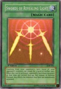 Swords of Revealing Light - The Legend of Blue Eyes White Dragon - YuGiOh card