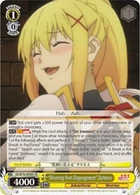 "Shivering from Disparagement" Darkness (SR) - KonoSuba The Movie: Legend of Crimson - Weiss Schwarz card