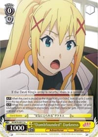 "Dumbfounded" Darkness - KonoSuba The Movie: Legend of Crimson - Weiss Schwarz card