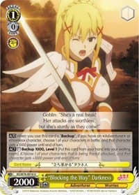 "Blocking the Way" Darkness - KonoSuba The Movie: Legend of Crimson - Weiss Schwarz card