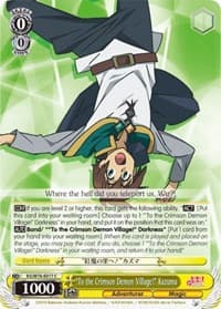 "To the Crimson Demon Village!" Kazuma - KonoSuba The Movie: Legend of Crimson - Weiss Schwarz card