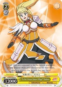 "To the Crimson Demon Village!" Darkness - KonoSuba The Movie: Legend of Crimson - Weiss Schwarz card