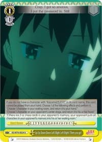 Up Up Down Down Left Right Left Right! There you go! - KonoSuba The Movie: Legend of Crimson - Weiss Schwarz card