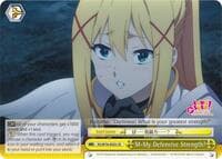 M-My Defensive Strength? - KonoSuba The Movie: Legend of Crimson - Weiss Schwarz card