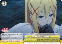 M-My Defensive Strength? (RRR) - KonoSuba The Movie: Legend of Crimson - Weiss Schwarz card