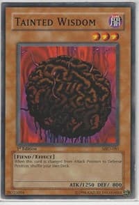 Tainted Wisdom - Metal Raiders - YuGiOh card