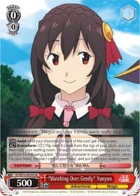 "Watching Over Gently" Yunyun (SR) - KonoSuba The Movie: Legend of Crimson - Weiss Schwarz card