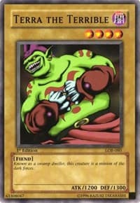 Terra the Terrible - The Legend of Blue Eyes White Dragon - YuGiOh card